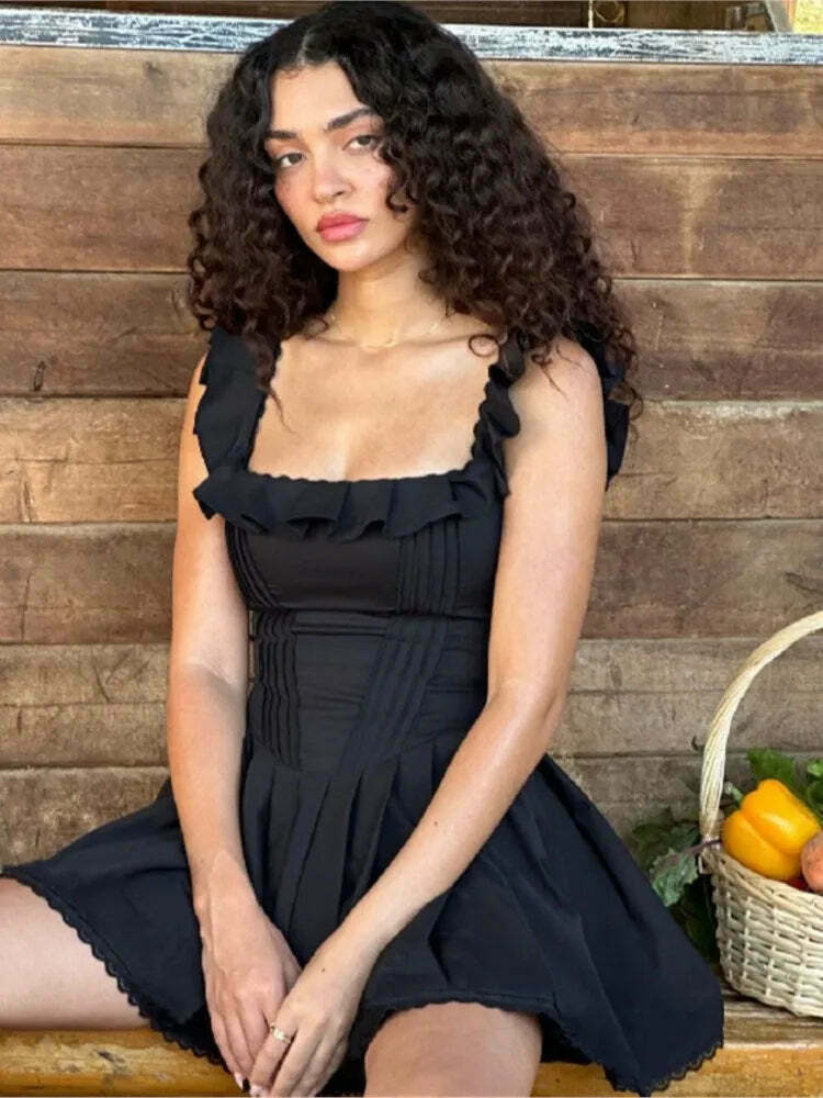 Grunge Aesthetic Deep Dive Diva Corset Mini Dress - Y2K Fashion Statement Piece Grunge Aesthetic Deep Dive Diva Corset Mini Dress - Y2K Fashion Statement Piece