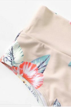 Grunge Aesthetic Flounce Off-The-Shoulder Bikini Set with Y2K Fashion Vibe