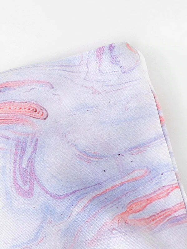 Grunge Aesthetic Goldfish Print Bandeau Bikini Set - Y2K Fashion Swimwear Grunge Aesthetic Goldfish Print Bandeau Bikini Set - Y2K Fashion Swimwear