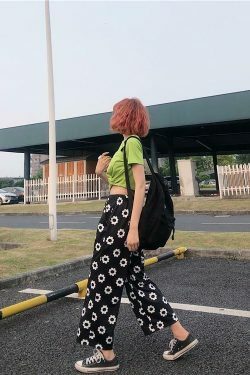 Grunge Flower Power Cargo Skirt: Y2K Aesthetic Coquette Style for Women's Fashion