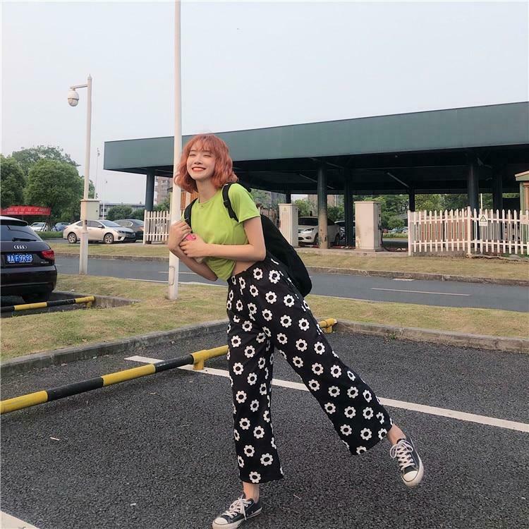 Grunge Flower Power Cargo Skirt: Y2K Aesthetic Coquette Style for Women's Fashion