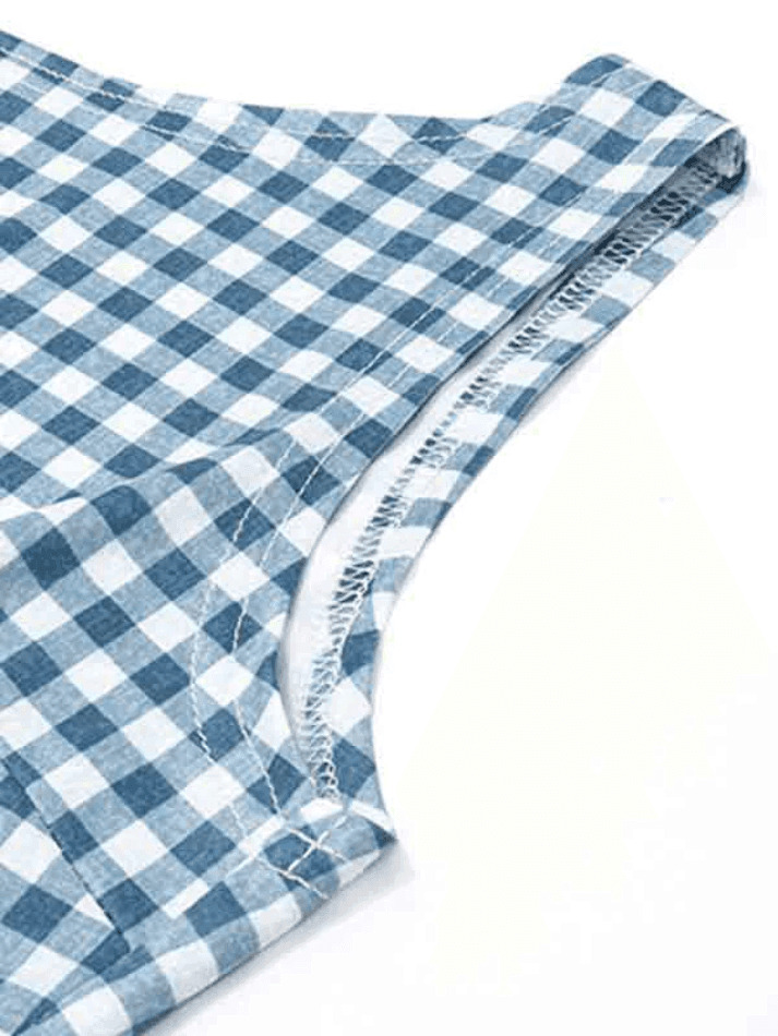 Houndstooth Print Bow Slim Tank Top - Y2K Fashion Coquette Aesthetic Grunge Style Cute Tops Houndstooth Print Bow Slim Tank Top - Y2K Fashion Coquette Aesthetic Grunge Style Cute Tops