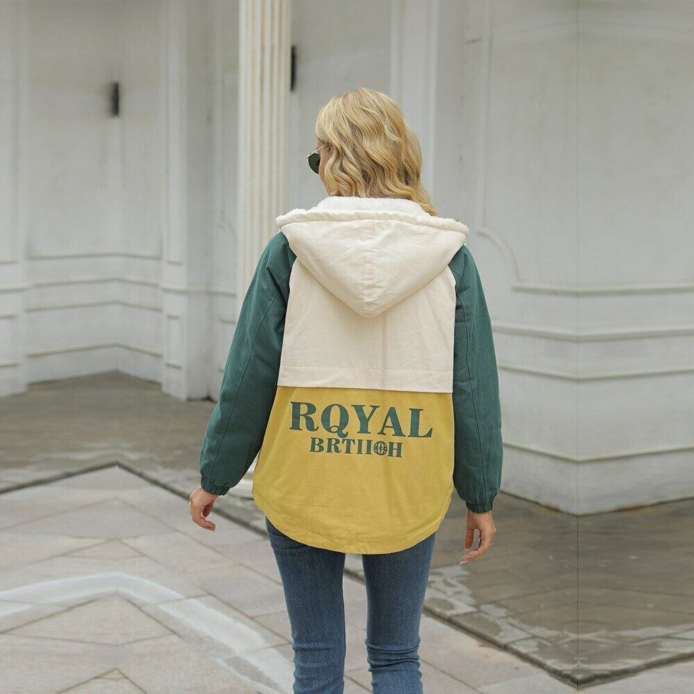 Indie Aesthetic Long Sleeve Color Block White Jacket - Y2K Fashion Grunge Style Coquette Outfit Indie Aesthetic Long Sleeve Color Block White Jacket - Y2K Fashion Grunge Style Coquette Outfit