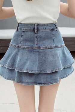 Indie Casual Mini Skirt - Y2K Fashion with Coquette Aesthetic, Grunge Style, and Pastel Goth Vibes
