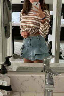 Indie Casual Mini Skirt - Y2K Fashion with Coquette Aesthetic, Grunge Style, and Pastel Goth Vibes