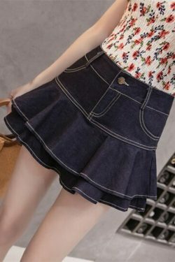 Indie Casual Mini Skirt - Y2K Fashion with Coquette Aesthetic, Grunge Style, and Pastel Goth Vibes