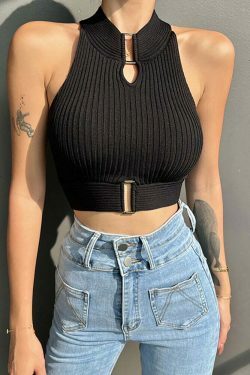 Indie Islander Crop Top - Y2K Fashion with Coquette and Grunge Aesthetic