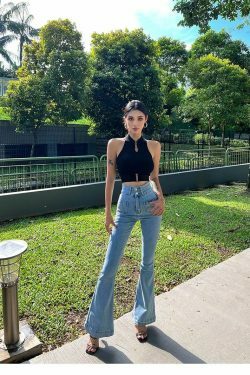 Indie Islander Crop Top - Y2K Fashion with Coquette and Grunge Aesthetic