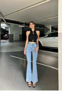 Indie Islander Crop Top - Y2K Fashion with Coquette and Grunge Aesthetic