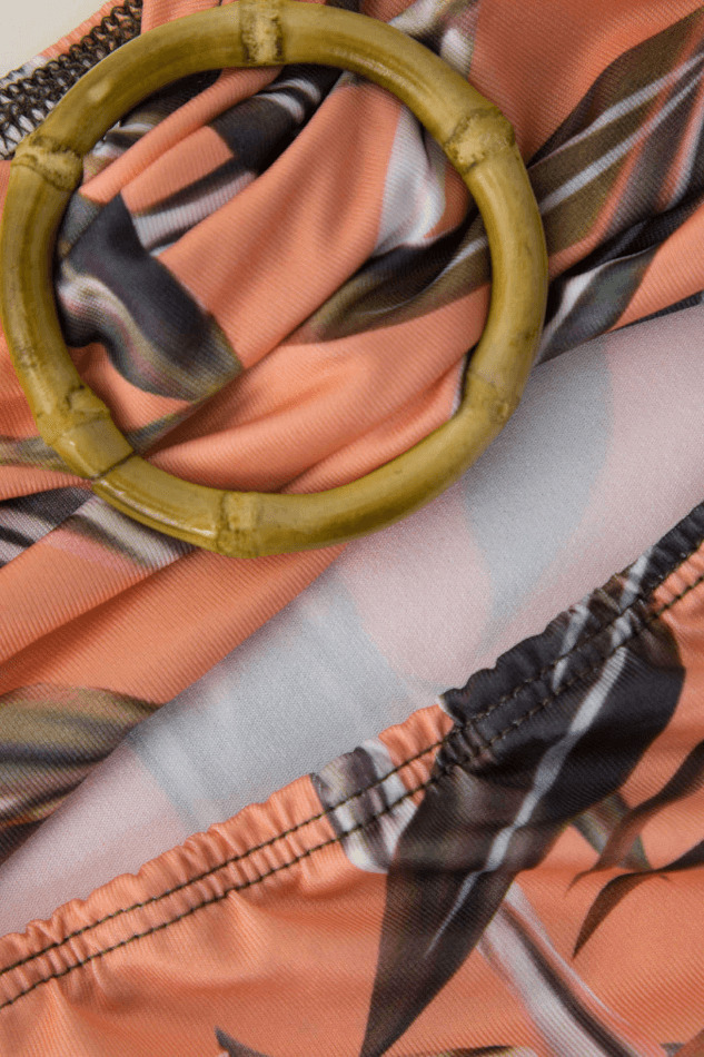 Leaves Print Cut Out Midi Dress - Y2K Fashion with Coquette Aesthetic and Grunge Style Leaves Print Cut Out Midi Dress - Y2K Fashion with Coquette Aesthetic and Grunge Style