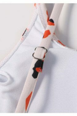 Leopard Backless Bralette Swimsuit - Y2K Fashion Statement for Women with Coquette Aesthetic