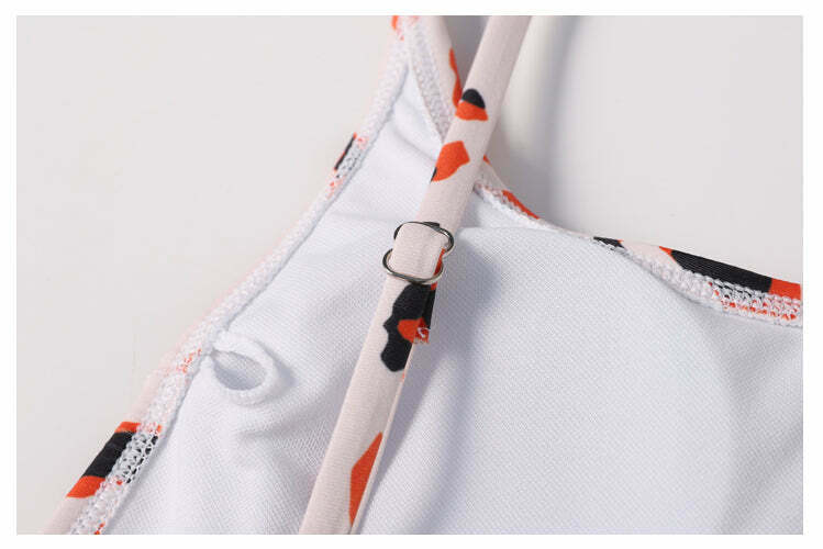 Leopard Backless Bralette Swimsuit - Y2K Fashion Statement for Women with Coquette Aesthetic Leopard Backless Bralette Swimsuit - Y2K Fashion Statement for Women with Coquette Aesthetic