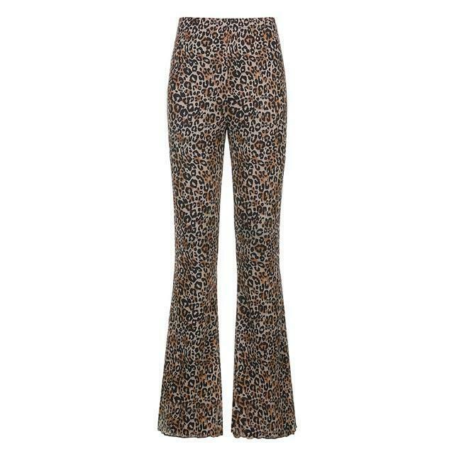 Leopard Pants: Y2K Fashion Statement with Coquette Aesthetic and Grunge Style Leopard Pants: Y2K Fashion Statement with Coquette Aesthetic and Grunge Style