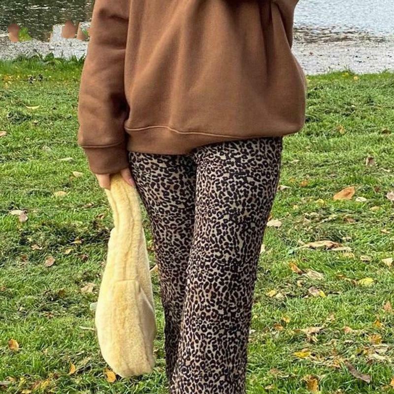 Leopard Pants: Y2K Fashion Statement with Coquette Aesthetic and Grunge Style Leopard Pants: Y2K Fashion Statement with Coquette Aesthetic and Grunge Style