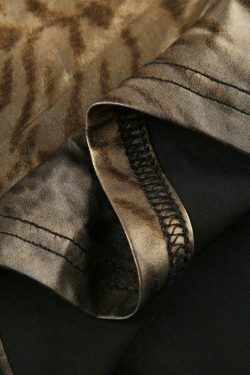 Leopard Print Backless Tank Top - Y2K Aesthetic Fashion for Women - Coquette Style Grunge Outfit