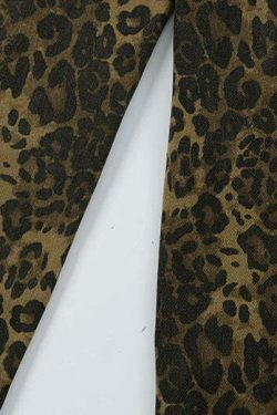 Leopard Print Cargo Jeans - Y2K Fashion Statement with Coquette Aesthetic and Grunge Style