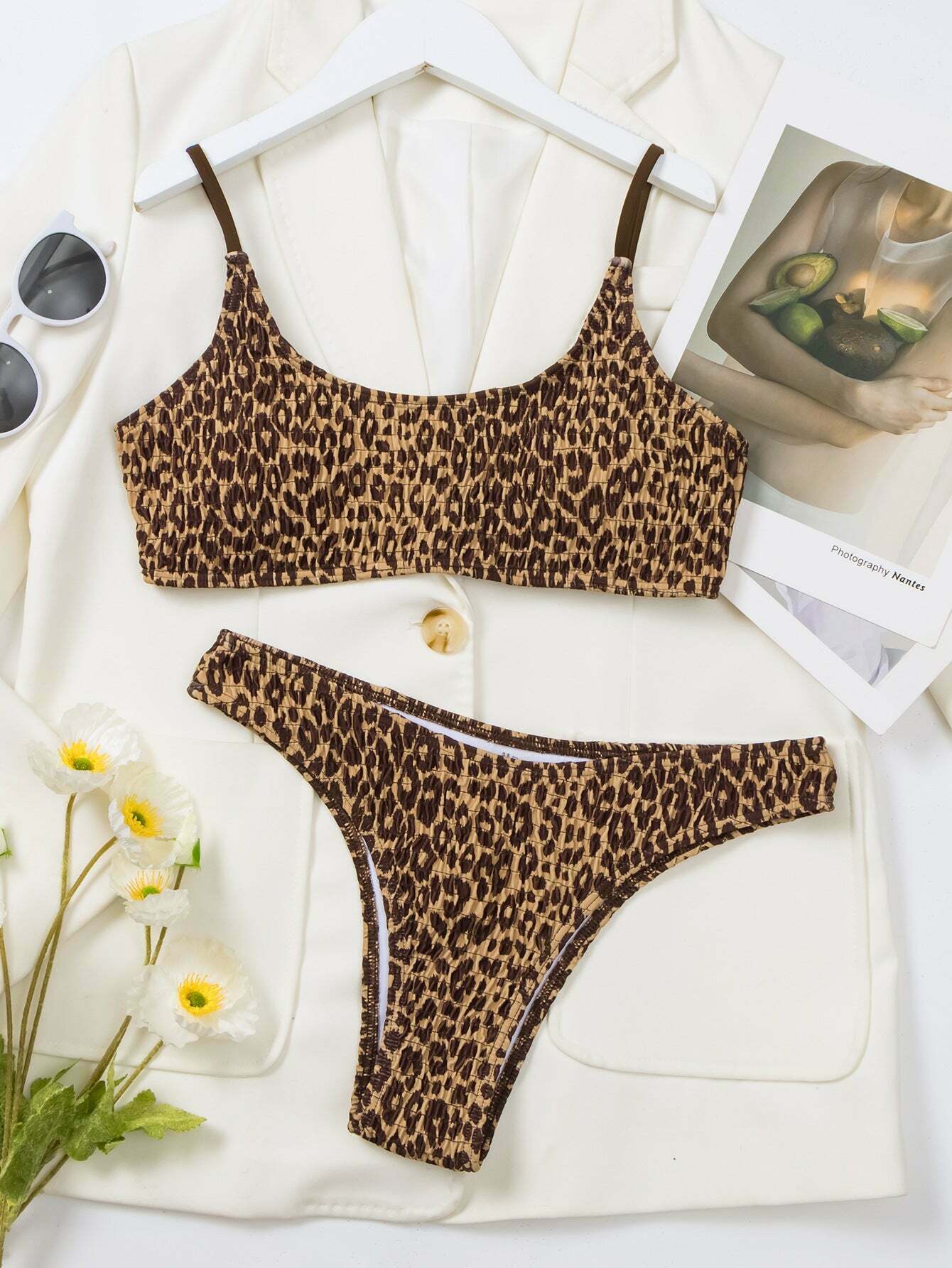 Leopard Print Hits Bikini - Y2K Fashion Swimwear for Women - Coquette Aesthetic with a Wild Twist Leopard Print Hits Bikini - Y2K Fashion Swimwear for Women - Coquette Aesthetic with a Wild Twist