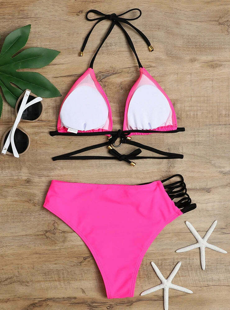 Leopard Print Hollow Swimsuit Bikini - Y2K Fashion Statement for Women Leopard Print Hollow Swimsuit Bikini - Y2K Fashion Statement for Women