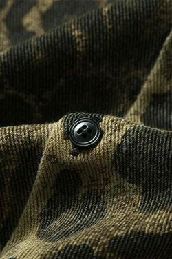 Leopard Print Overshirt - Y2K Fashion with Coquette Aesthetic Twist