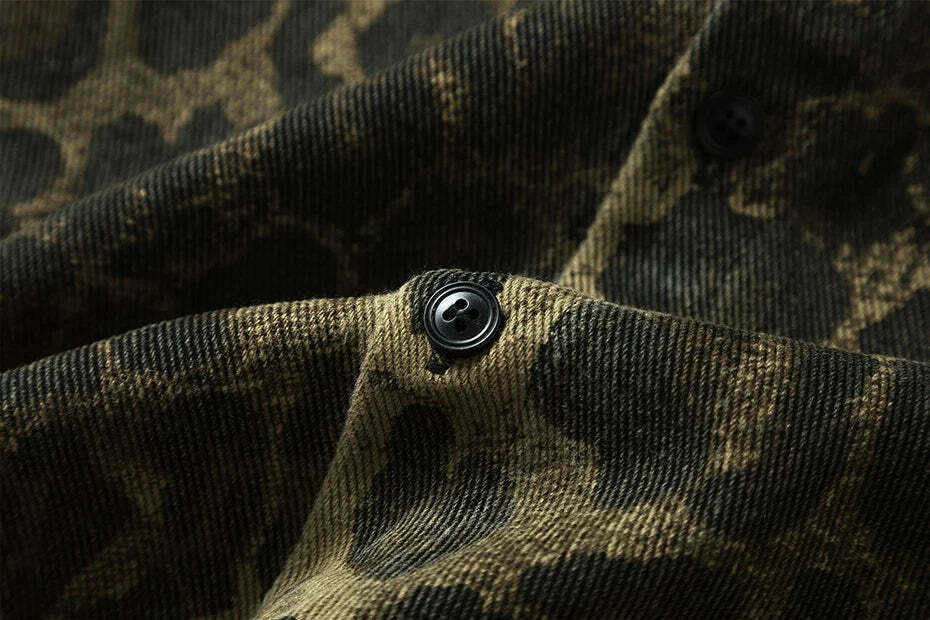 Leopard Print Overshirt - Y2K Fashion with Coquette Aesthetic Twist Leopard Print Overshirt - Y2K Fashion with Coquette Aesthetic Twist