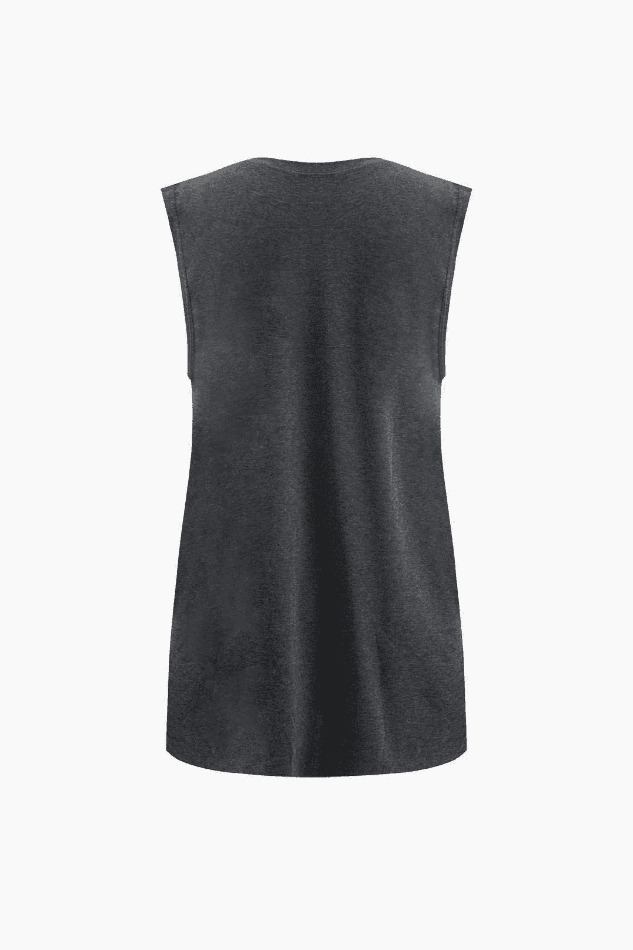 Love Flower Distressed Sleeveless Tee - Y2K Fashion Aesthetic Top for Women Love Flower Distressed Sleeveless Tee - Y2K Fashion Aesthetic Top for Women