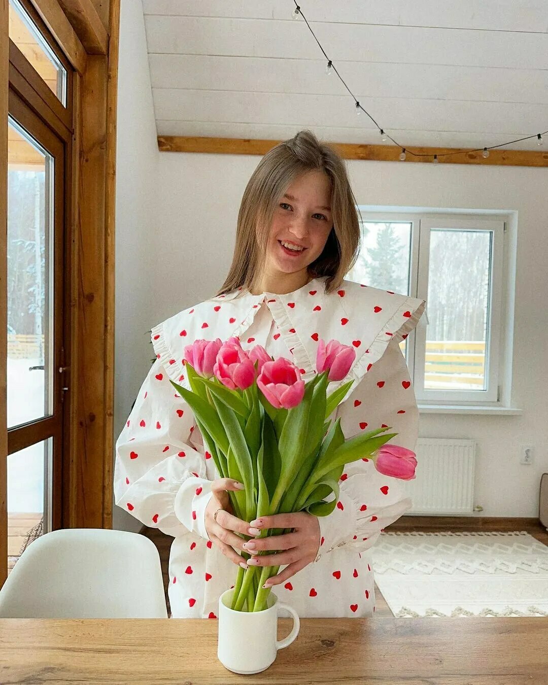 Love In The Air' Heart Print Shirt - Y2K Fashion Coquette Aesthetic Grunge Love In The Air' Heart Print Shirt - Y2K Fashion Coquette Aesthetic Grunge