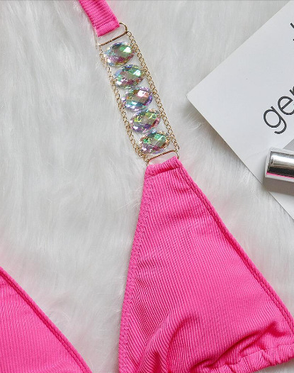 Luxury Diamond Swimsuit: Y2K Fashion Coquette Aesthetic Grunge Style Cute Tops