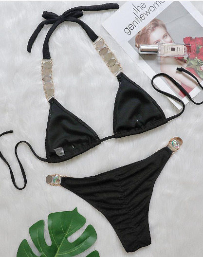 Luxury Diamond Swimsuit: Y2K Fashion Coquette Aesthetic Grunge Style Cute Tops