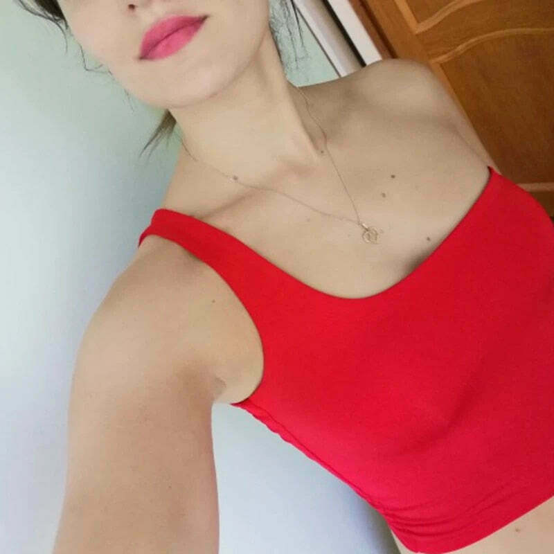 Margot One Shoulder Tank Top - Y2K Coquette Grunge Aesthetic Cute Tops Pastel Goth Cargo Skirt