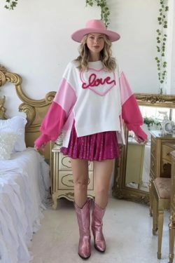 Marshmallow Dream Embroidered Pullover - Coquette Aesthetic Y2K Fashion for Women