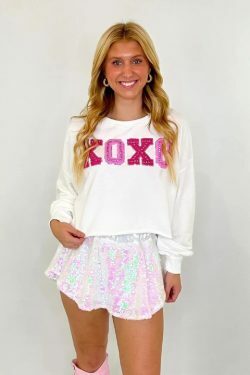 Marshmallow Dream Embroidered Pullover - Coquette Aesthetic Y2K Fashion for Women