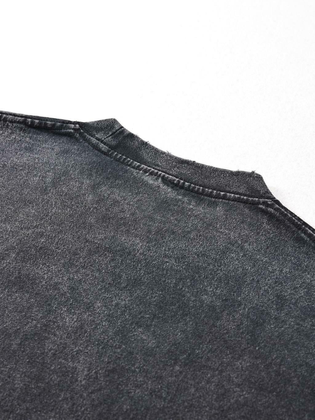 Midnight Anime Graphic Acid Wash Tee - Y2K Fashion Aesthetic Top for Women Midnight Anime Graphic Acid Wash Tee - Y2K Fashion Aesthetic Top for Women