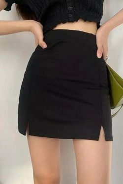 Midnight Magic High Waist Cargo Skirt - Y2K Aesthetic Coquette Style Women's Fashion