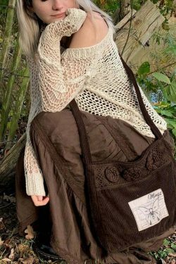 Mocha Lace Pleated Skirt: Y2K Fashion with Coquette Aesthetic, Grunge Style, and Pastel Goth Vibes