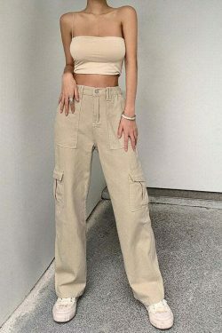 Nomad Chic Cargo Pant: Y2K Fashion with Coquette Aesthetic, Grunge Style, and Pastel Goth Vibes
