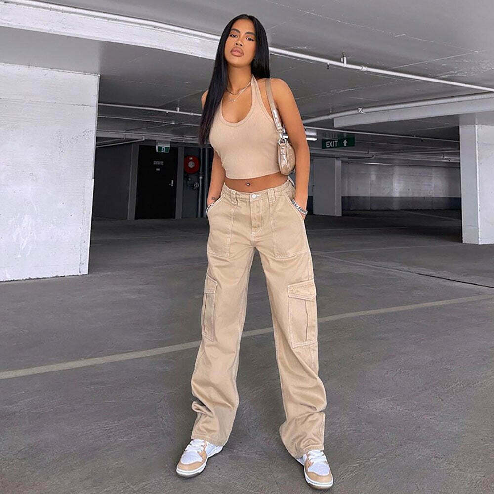 Nomad Chic Cargo Pant: Y2K Fashion with Coquette Aesthetic, Grunge Style, and Pastel Goth Vibes Nomad Chic Cargo Pant: Y2K Fashion with Coquette Aesthetic, Grunge Style, and Pastel Goth Vibes
