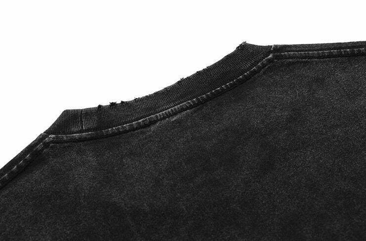 Nothing' Skull Print Acid Washed T-Shirt - Y2K Fashion Grunge Aesthetic Cute Tops Nothing' Skull Print Acid Washed T-Shirt - Y2K Fashion Grunge Aesthetic Cute Tops