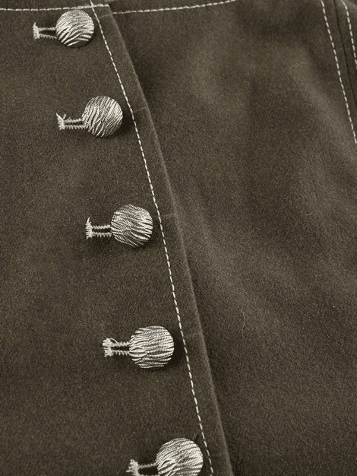 Paneled Lace Button Front Corset Top - Y2K Fashion Coquette Aesthetic Grunge Style Paneled Lace Button Front Corset Top - Y2K Fashion Coquette Aesthetic Grunge Style