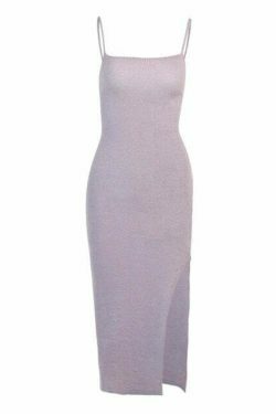 Pastel Colored Backless Knitted Dress for Y2K Fashion Enthusiasts
