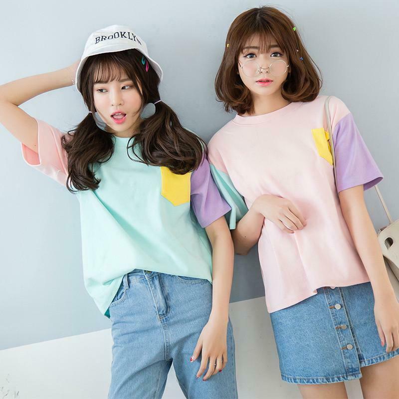 Pastel Patches T-Shirt: Y2K Fashion with Coquette & Grunge Aesthetics, Cute Tops & Cargo Skirt Vibes Pastel Patches T-Shirt: Y2K Fashion with Coquette & Grunge Aesthetics, Cute Tops & Cargo Skirt Vibes