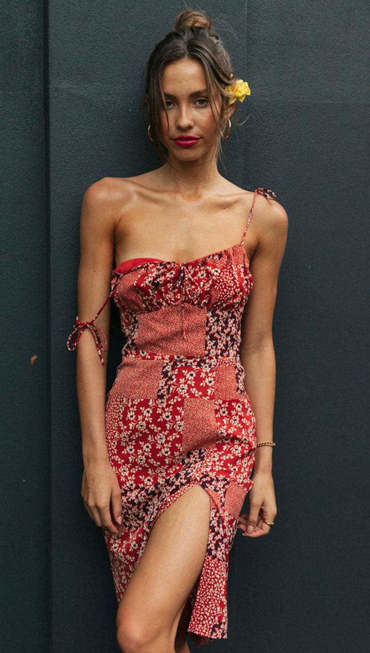 Patchwork Tie Dress: Y2K Fashion Statement with Coquette Aesthetic and Grunge Style Patchwork Tie Dress: Y2K Fashion Statement with Coquette Aesthetic and Grunge Style