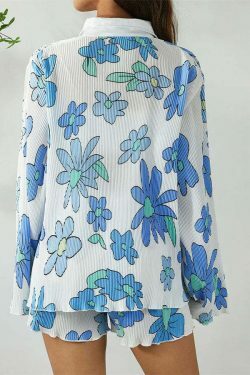 Patterned Paradise Twinset - Y2K Fashion Coquette Aesthetic Grunge Style Cute Tops Past