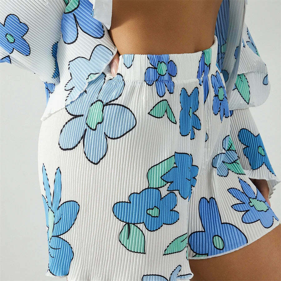 Patterned Paradise Twinset - Y2K Fashion Coquette Aesthetic Grunge Style Cute Tops Past Patterned Paradise Twinset - Y2K Fashion Coquette Aesthetic Grunge Style Cute Tops Past