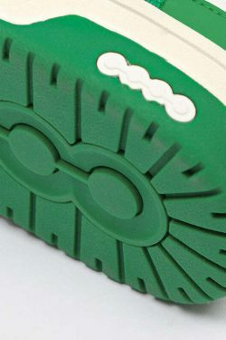 Phat Lace Sneakers - Cloud White/Lucky Green - Y2K Fashion Aesthetic Shoes for Women