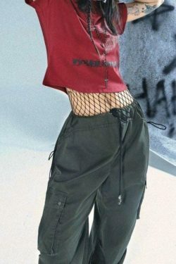 Pixel Star Baby Crop Top - Y2K Fashion Tee - Coquette Grunge Aesthetic - Cute