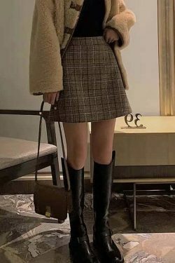 Plaid Sway & Chic Mini Skirt - Y2K Fashion Statement with Coquette Aesthetic Twist