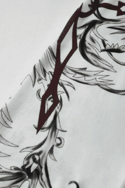 Punk Patchwork Graphic Tee: Y2K Aesthetic with Coquette & Grunge Style