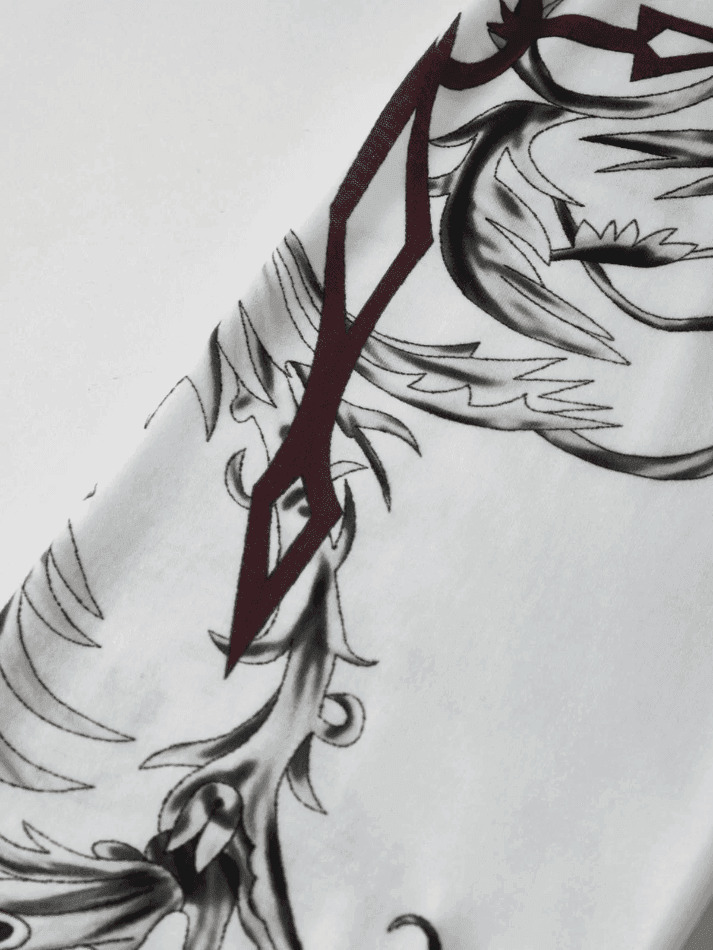 Punk Patchwork Graphic Tee: Y2K Aesthetic with Coquette & Grunge Style Punk Patchwork Graphic Tee: Y2K Aesthetic with Coquette & Grunge Style