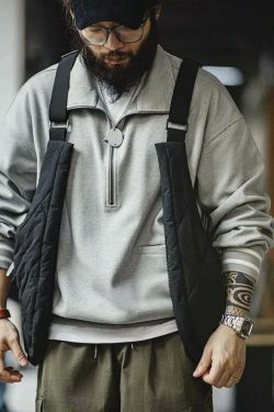 Quilted 2 in 1 Vest/Bag - Y2K Fashion Statement with Coquette Aesthetic and Grunge Style