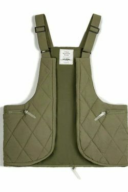 Quilted 2 in 1 Vest/Bag - Y2K Fashion Statement with Coquette Aesthetic and Grunge Style